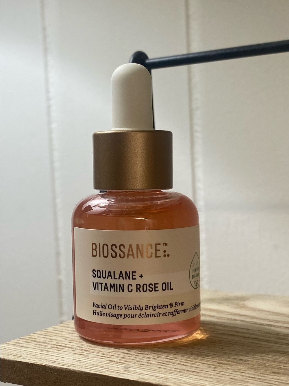 NEW Biossance Squalane + Vitamin C Rose Oil